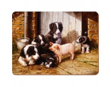 Creative Tops Tablemat & Coaster Set - Piggy in the Middle Creative Tops Tablemat & Coaster Set - Piggy in the Middle